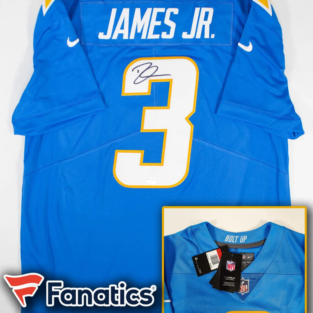 Derwin James Signed Los Angeles Chargers Nike NFL Authentic Limited Jersey (Fanatics Certified)
