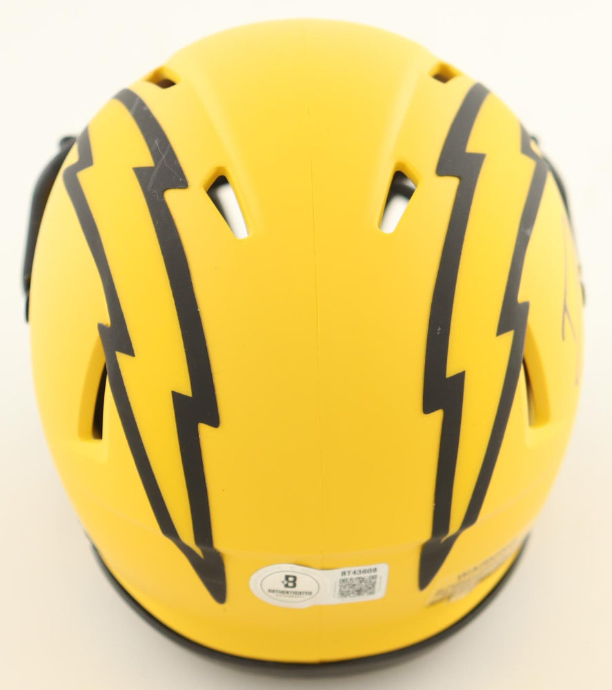 Derwin James Signed Chargers Rave Alternate Speed Mini Helmet (Beckett)