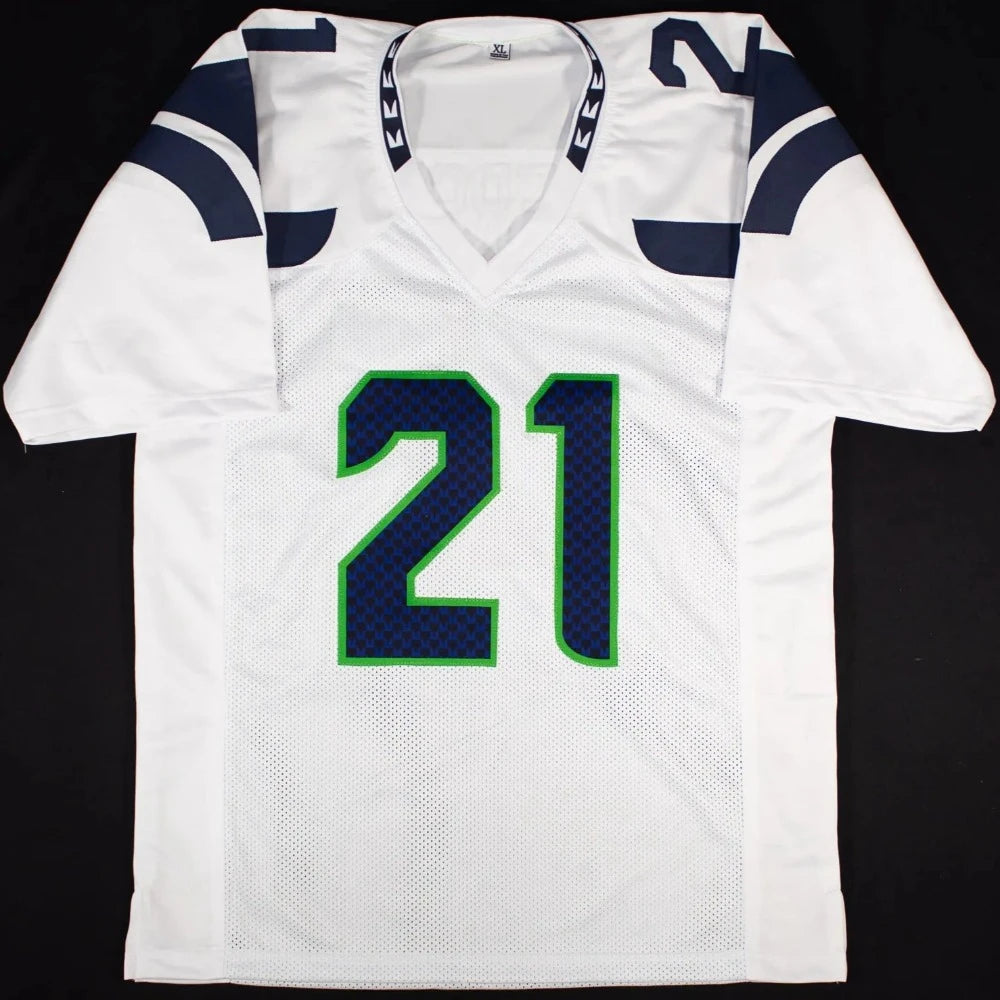 Devon Witherspoon Signed Seattle Seahawks White Jersey (Beckett Witness Certified)