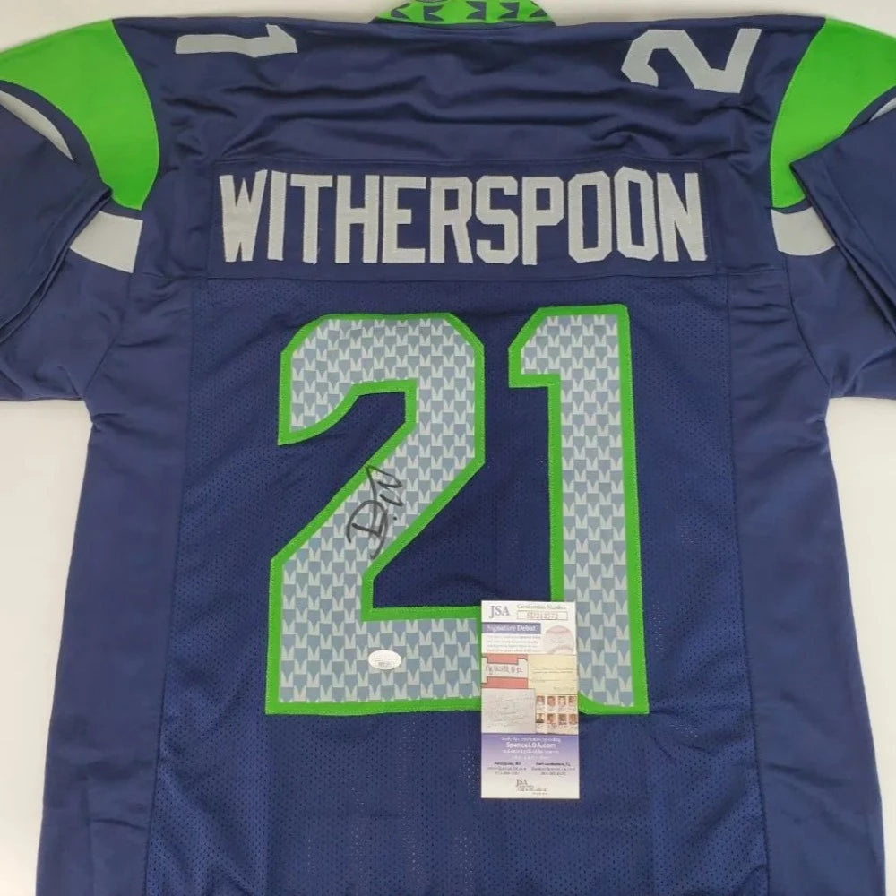 Devon Witherspoon Signed Seattle Seahawks "Rookie Season" Custom Blue Jersey (JSA COA)