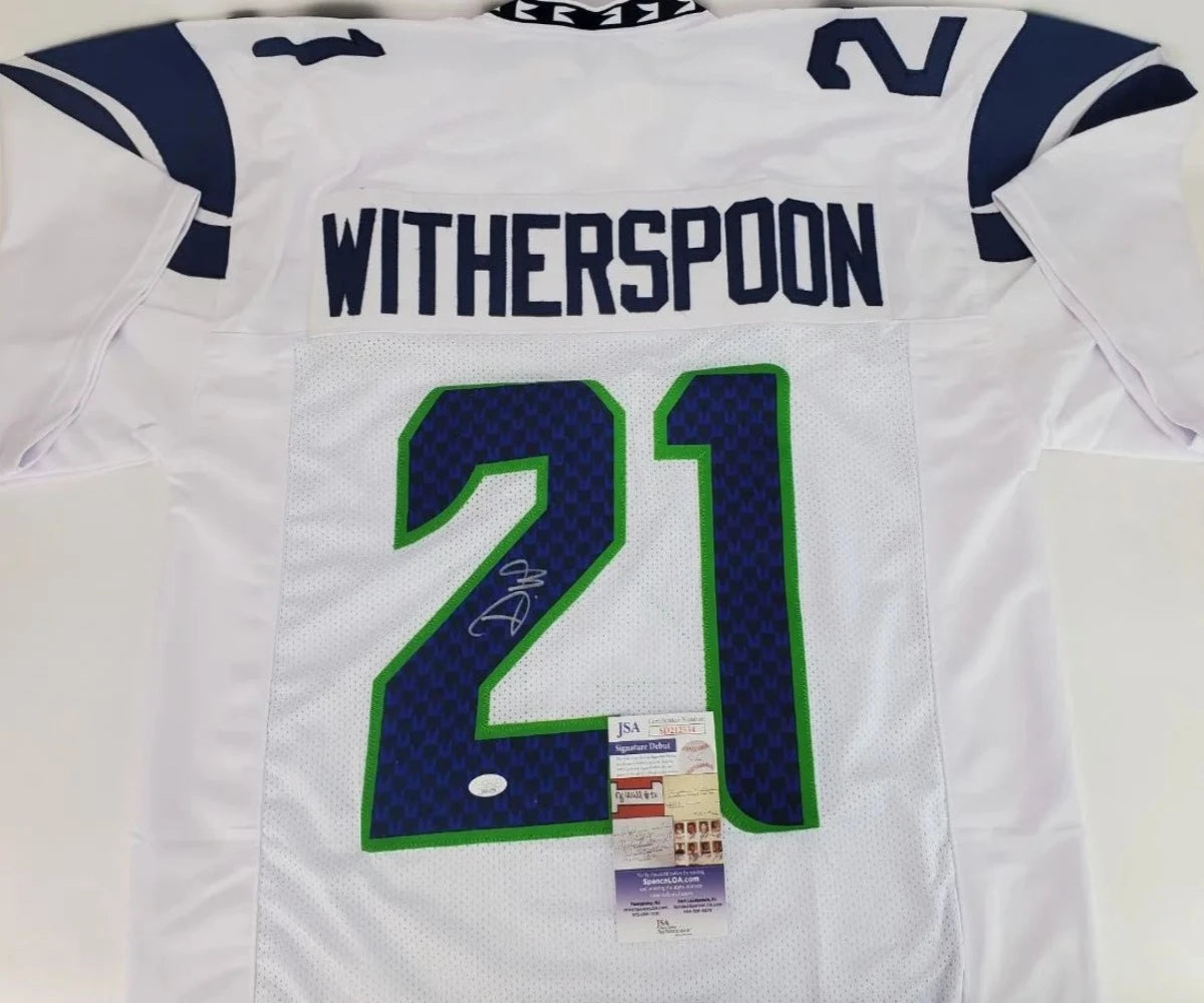Devon Witherspoon Signed Seattle Seahawks &quot;Rookie Season&quot; White Jersey (JSA COA)