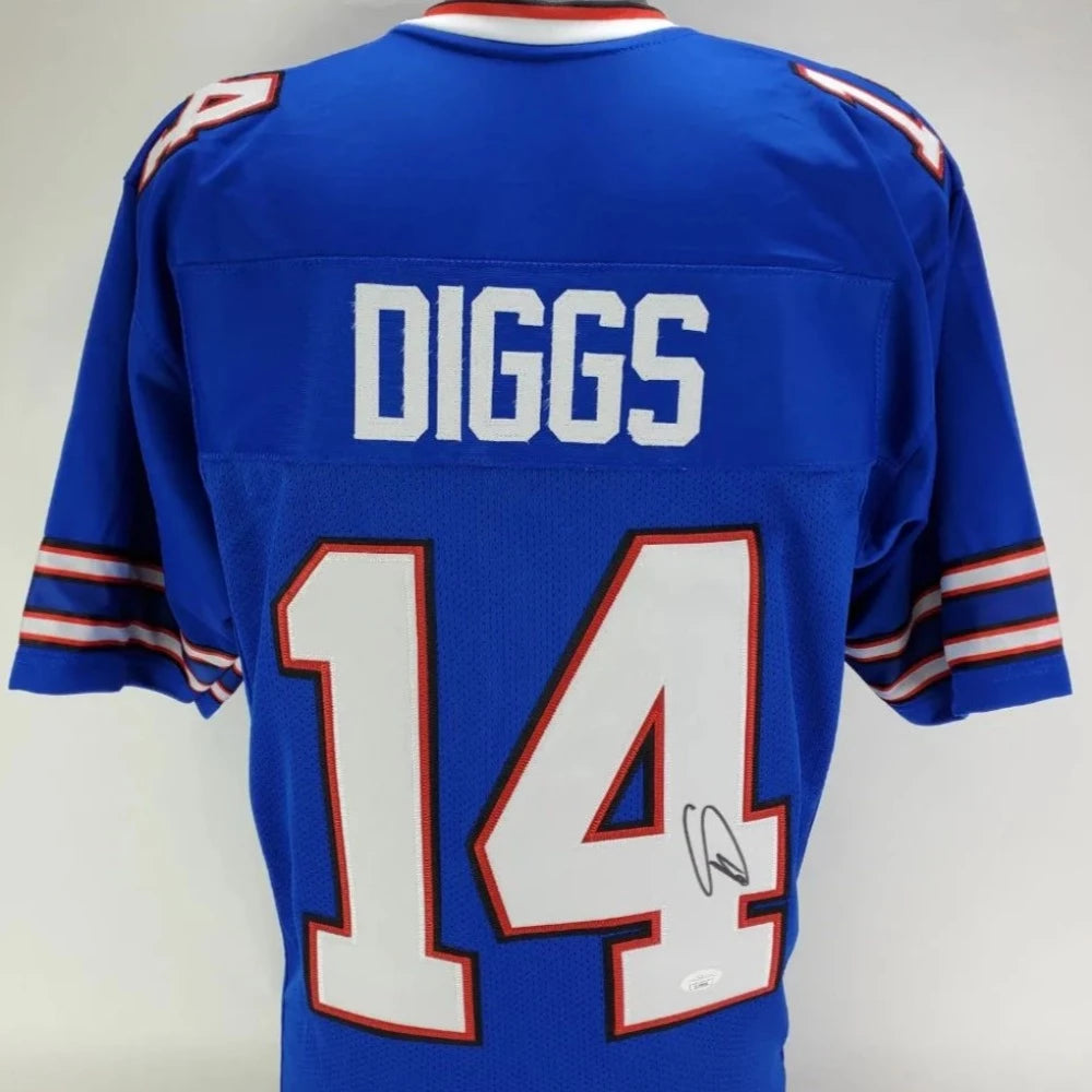 Stefon Diggs Signed Buffalo Bills Blue Jersey (JSA COA)