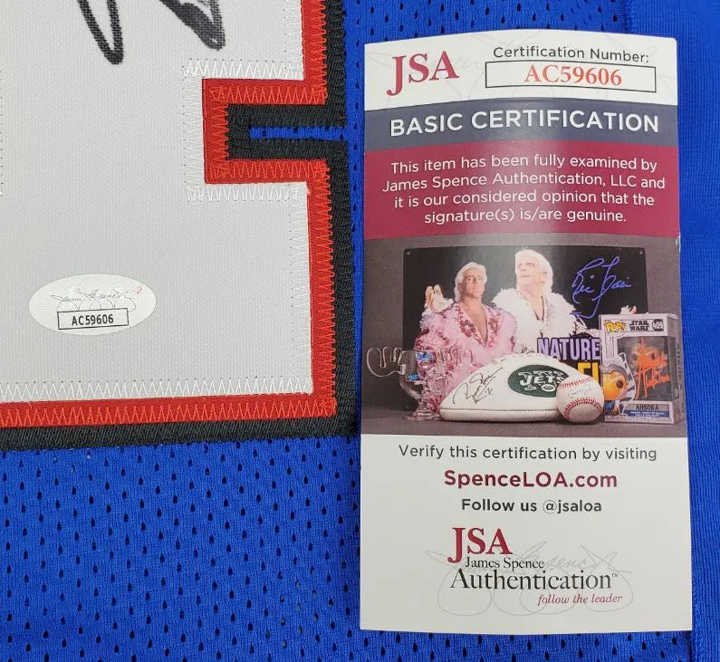 Stefon Diggs Signed Buffalo Bills Blue Jersey (JSA COA)