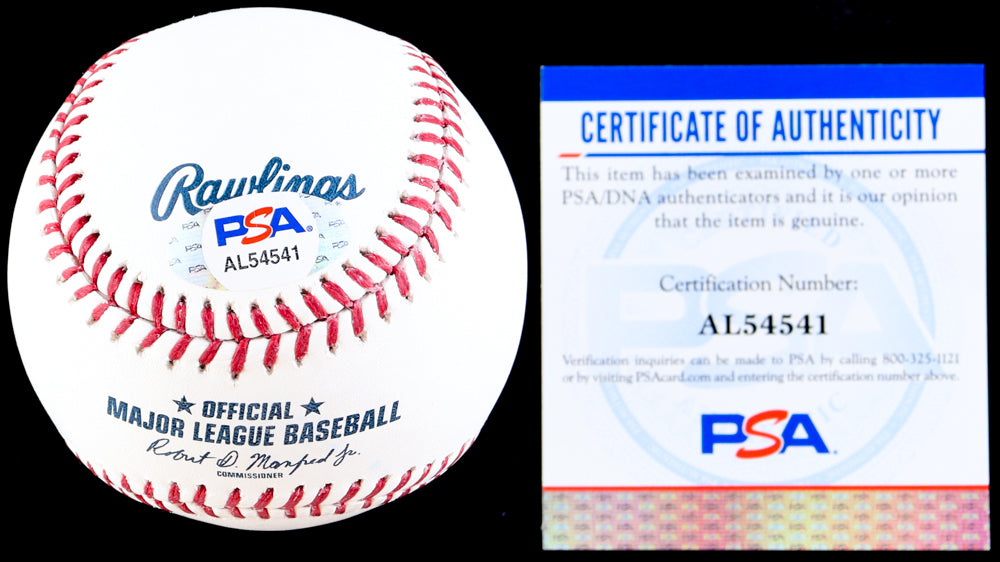 Don Larsen Signed OML Baseball Inscribed "WSPG 10-8-56" (PSA)