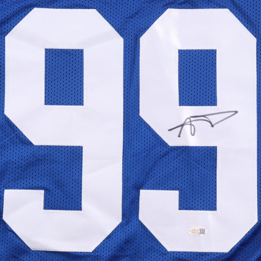 Aaron Donald Signed Rams Blue Jersey (JSA)