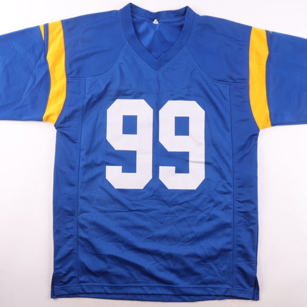 Aaron Donald Signed Rams Blue Jersey (JSA)