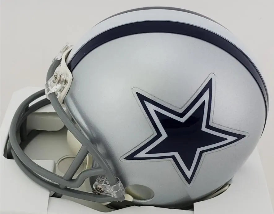 Drew Pearson “HOF 21” Signed Dallas Cowboys Mini Helmet (Beckett Witness Certified)