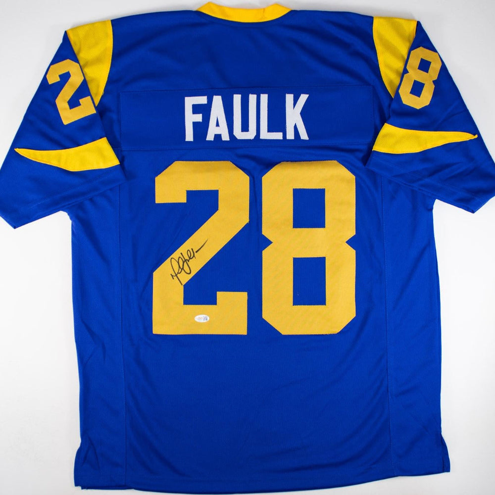 Marshall Faulk Signed St. Louis Rams Jersey (JSA)