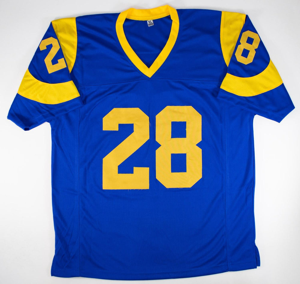 Marshall Faulk Signed St. Louis Rams Jersey (JSA)