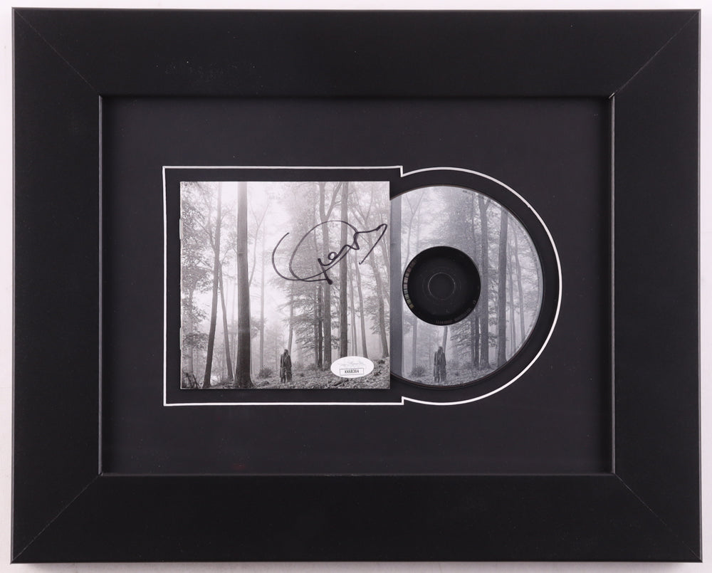 Taylor Swift Signed Framed "Folklore" CD Album Cover Display With Disc (2) (JSA)