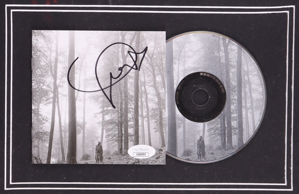 Taylor Swift Signed 17x22 "Folklore" CD Album Insert Framed Display With Disc (JSA)