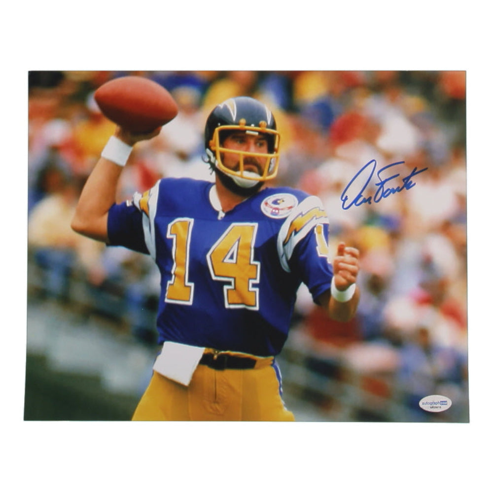 Dan Fouts Signed Chargers 11x14 Photo (ACOA)