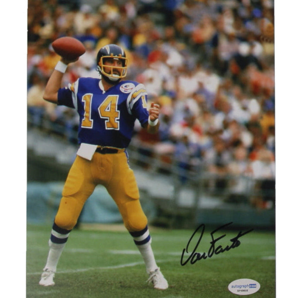Dan Fouts Signed Chargers 8x10 Photo (ACOA)