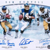 Dan Fouts, Charlie Joiner “HOF 96”, Kevin Winslow “HOF 95” Signed San Diego Chargers 8×10 Photo (Beckett Certified)