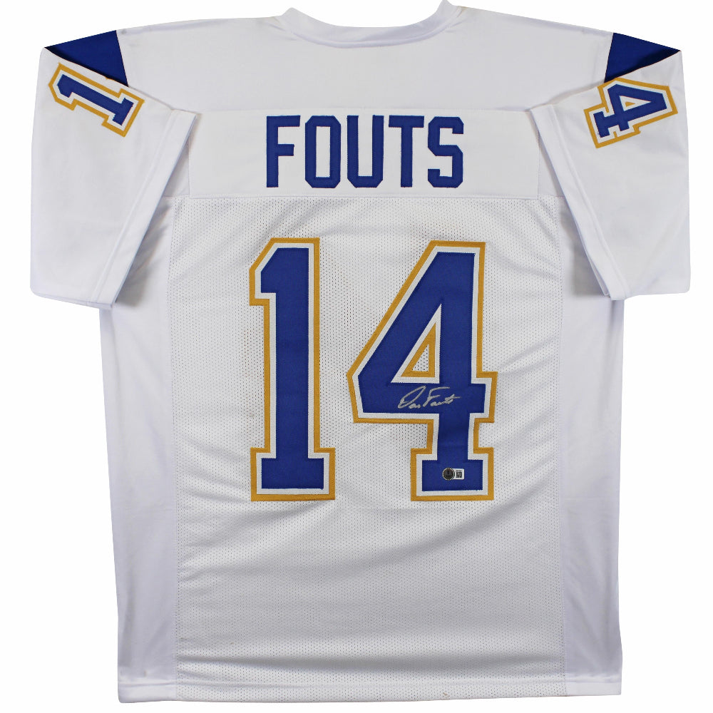 Dan Fouts Signed White Jersey (Beckett)