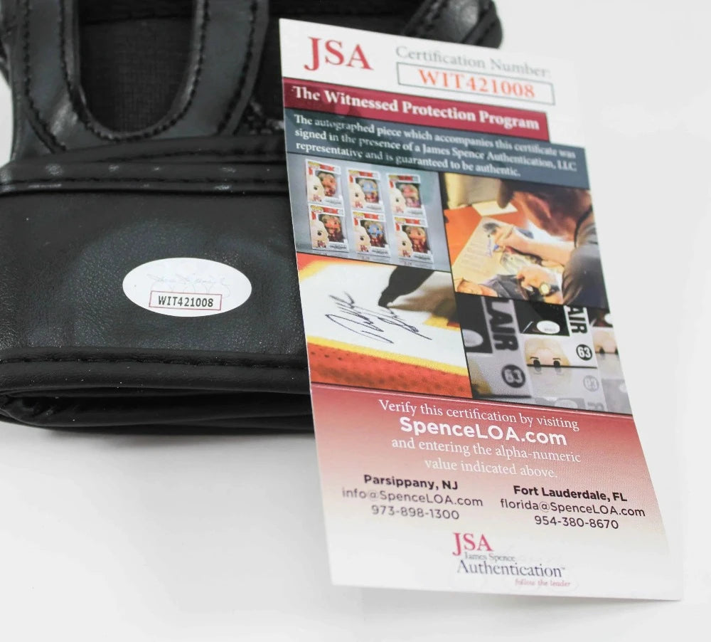 Frank Mir Signed UFC Glove (JSA Witness COA)