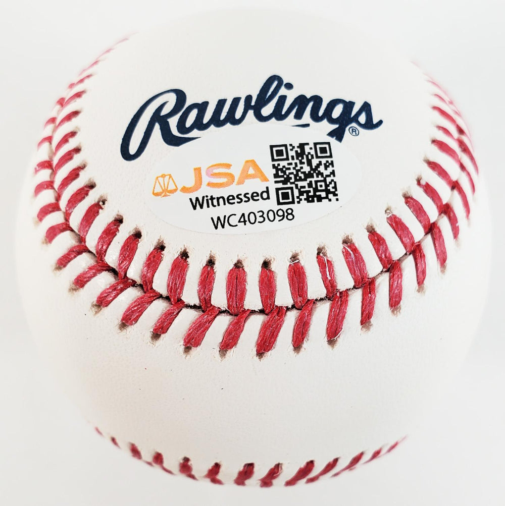 Frank Thomas Signed Hall Of Fame OML Baseball (JSA Witness)
