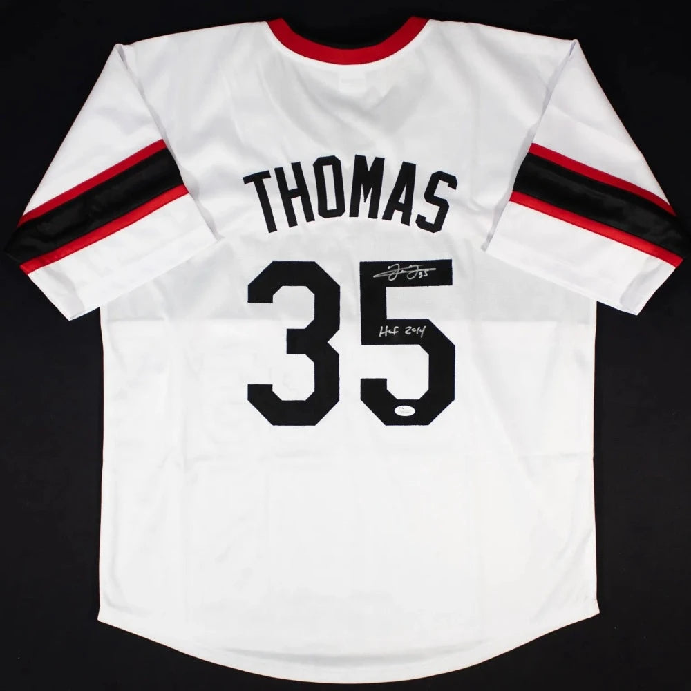 Frank Thomas “HOF 2014” Signed Chicago White Sox Jersey (JSA Witness COA)