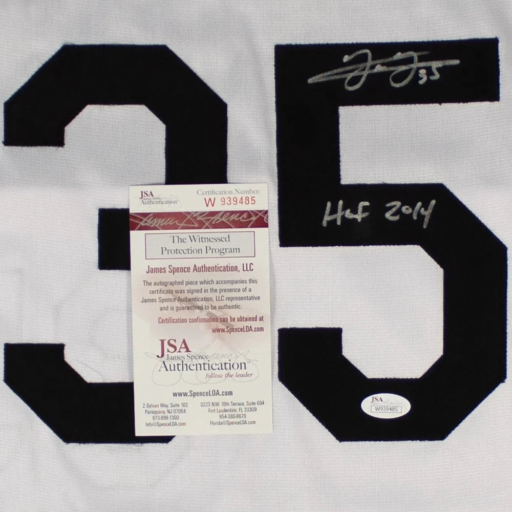 Frank Thomas Chicago White Sox Signed Jersey Autograph inscribed popular HOF 2014 —JSA