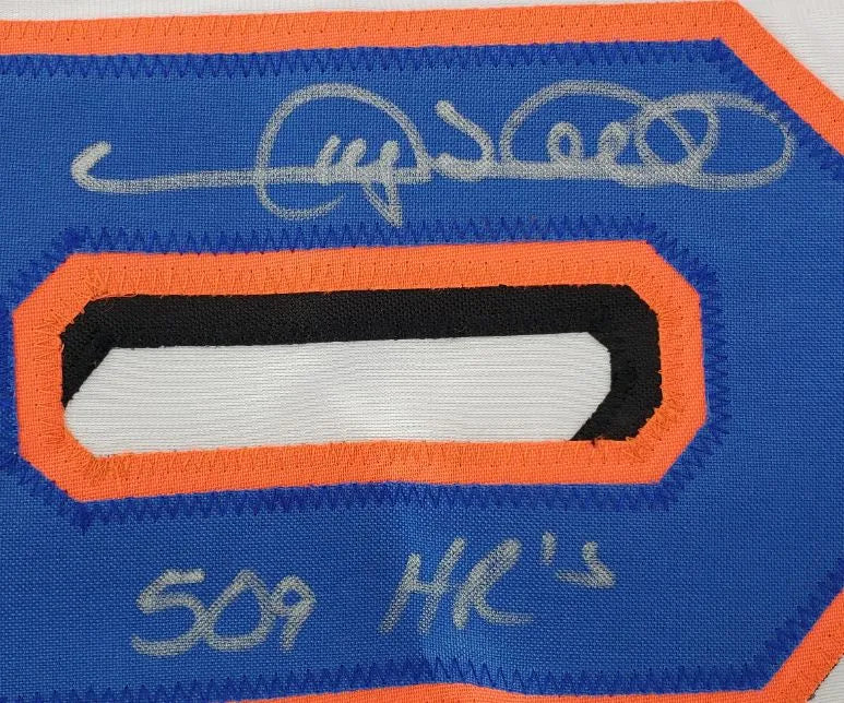 Gary Sheffield “509 HR’s” Signed New York Mets Jersey (Beckett Witness Certified)