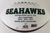 Geno Smith Signed Seattle Seahawks Logo Football (JSA COA)