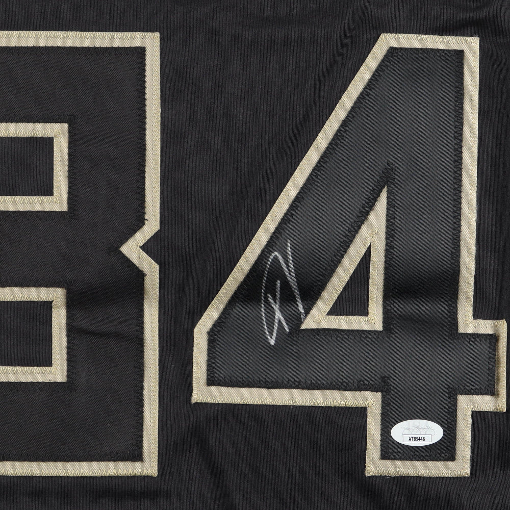 Giannis Antetokounmpo Signed Black Jersey (JSA)