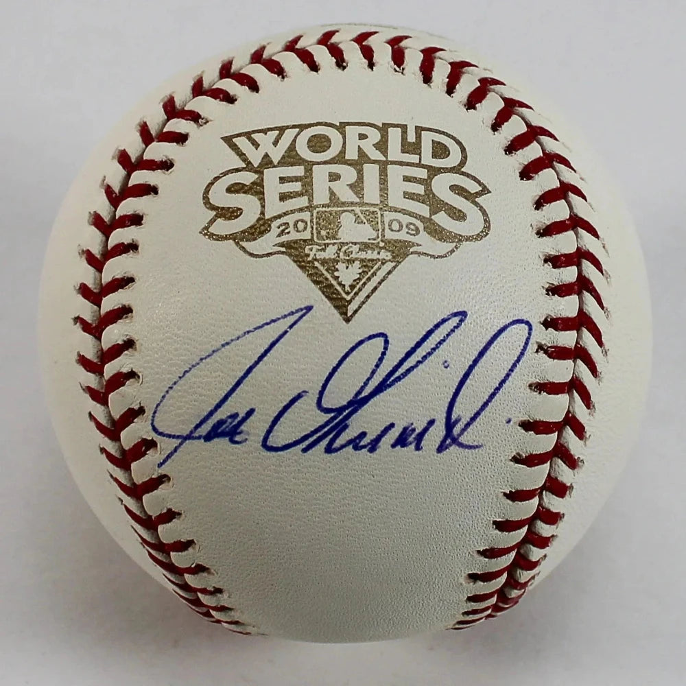 Joe Girardi Signed 2009 World Series Baseball (JSA)