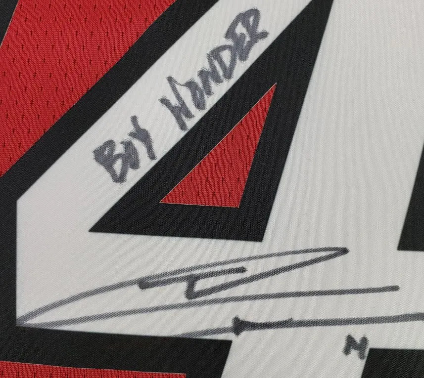 Tyler Herro “Boy Wonder” Signed Miami Heat Nike Statement Edition Dri-Fit Swingman Jersey