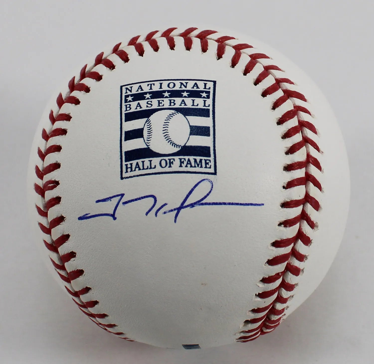 Trevor Hoffman Signed Hall Of Fame OML Baseball (Beckett Witness Certified)