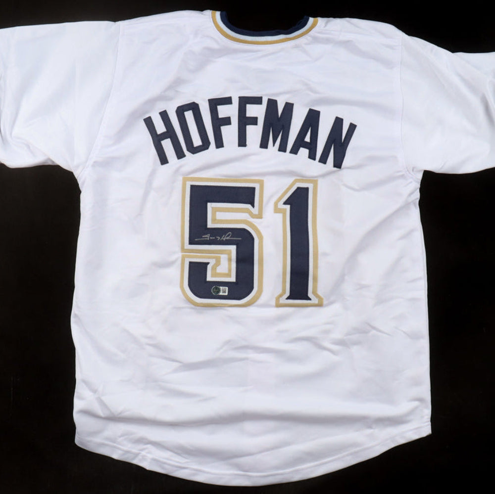 Trevor Hoffman Signed White San Diego Padres Jersey (Beckett)