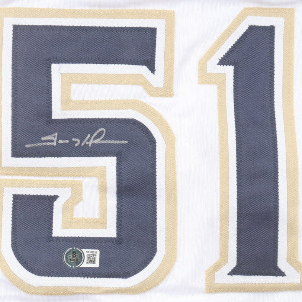 Trevor Hoffman Signed White San Diego Padres Jersey (Beckett)