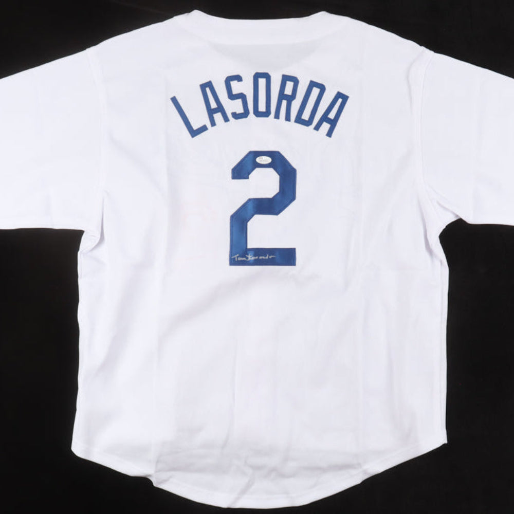 Tommy Lasorda Signed LA Dodgers Jersey (JSA)