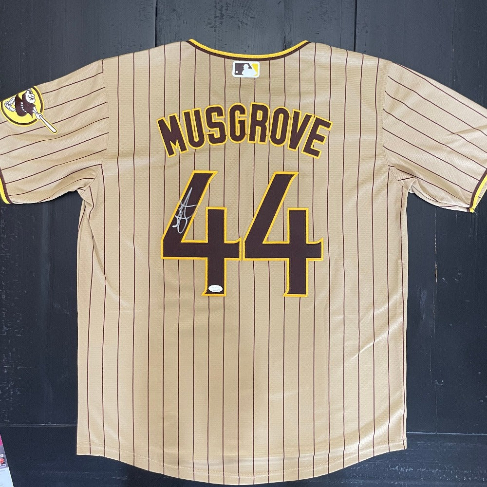Joe Musgrove Signed San Diego Padres Tan Nike Jersey (JSA)