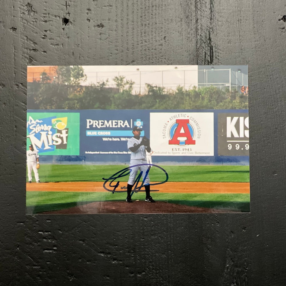 Felix Hernandez Signed 4x6 Tacoma Rainiers Photo