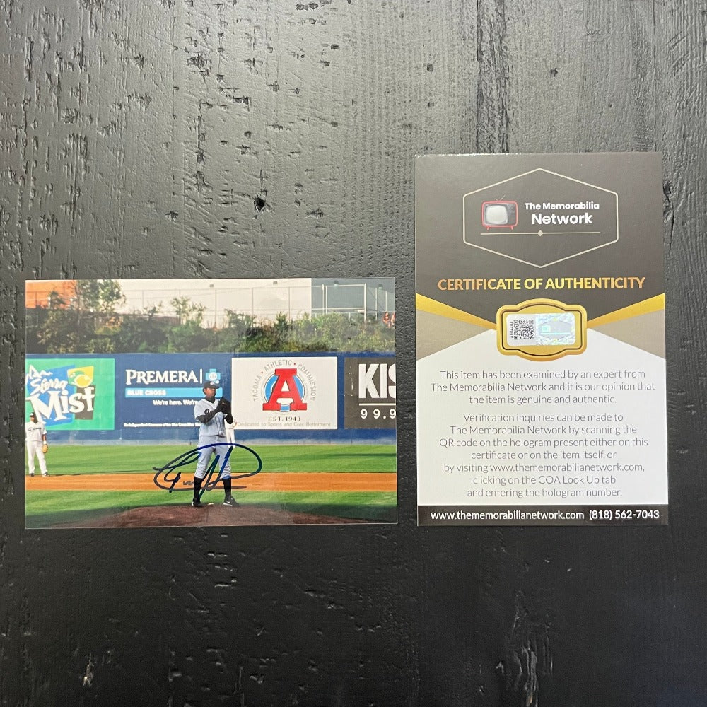 Felix Hernandez Signed 4x6 Tacoma Rainiers Photo