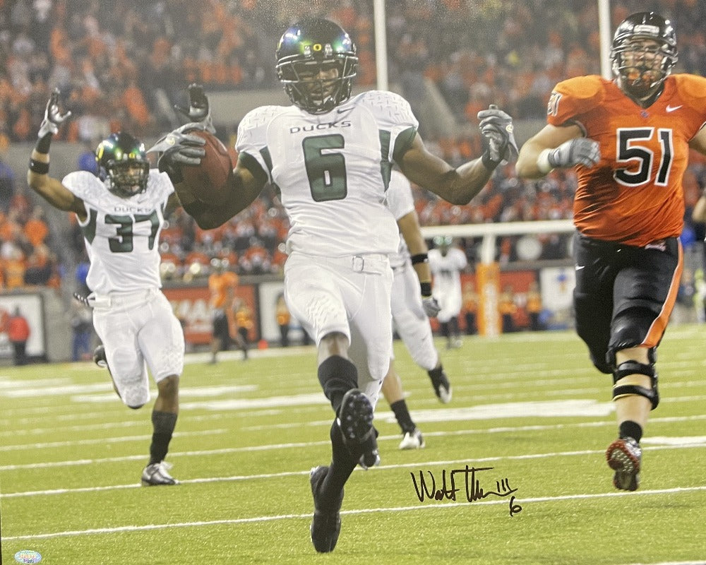 Walter Thurmond III Signed 16x20 Oregon Ducks Photo