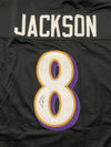 Lamar Jackson Signed Baltimore Ravens Black Jersey (JSA COA)