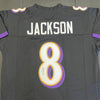 Lamar Jackson Signed Baltimore Ravens Black Jersey (JSA COA)