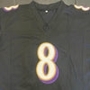 Lamar Jackson Signed Baltimore Ravens Black Jersey (JSA COA)