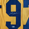 Aidan Hutchinson Signed Michigan Yellow Jersey (Beckett)