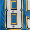 Antonio Gates Signed Chargers Powder Blue Jersey (Beckett)