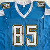 Antonio Gates Signed Chargers Powder Blue Jersey (Beckett)