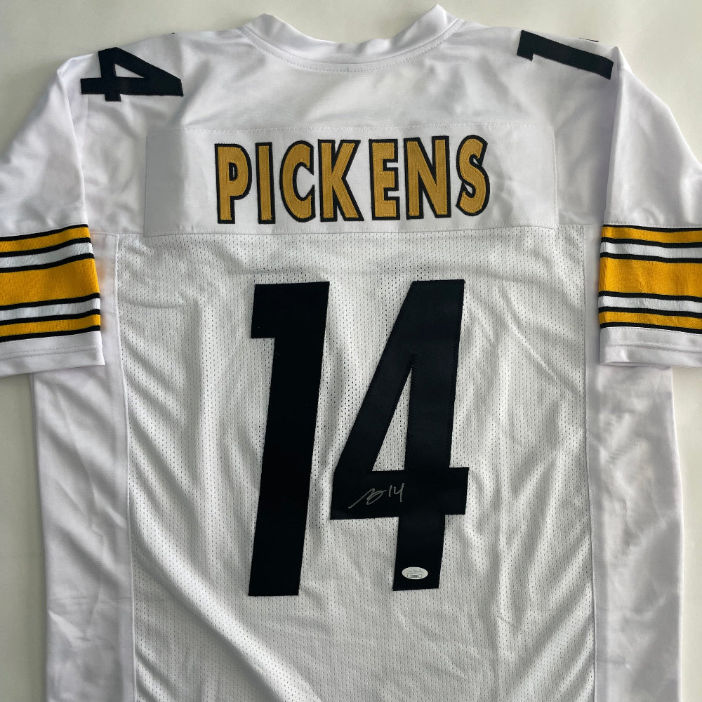 George Pickens Signed Steelers White Jersey (JSA)