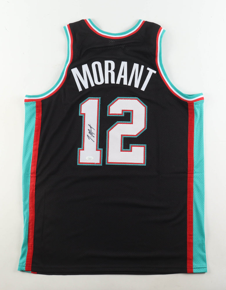 Ja Morant Signed Black Jersey (JSA)