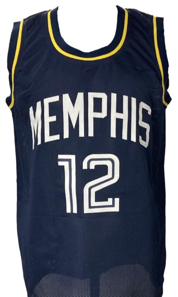 Ja Morant Signed Blue Jersey (2) (Beckett)