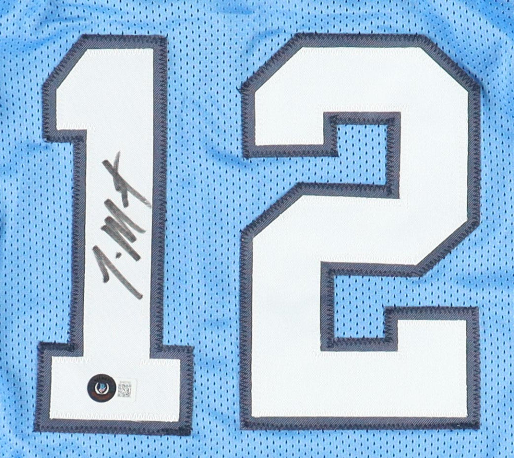 Ja Morant Signed Light Blue Jersey (Beckett)