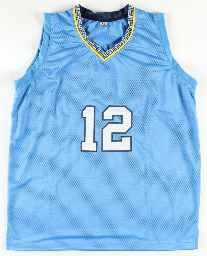 Ja Morant Signed Light Blue Jersey (Beckett)