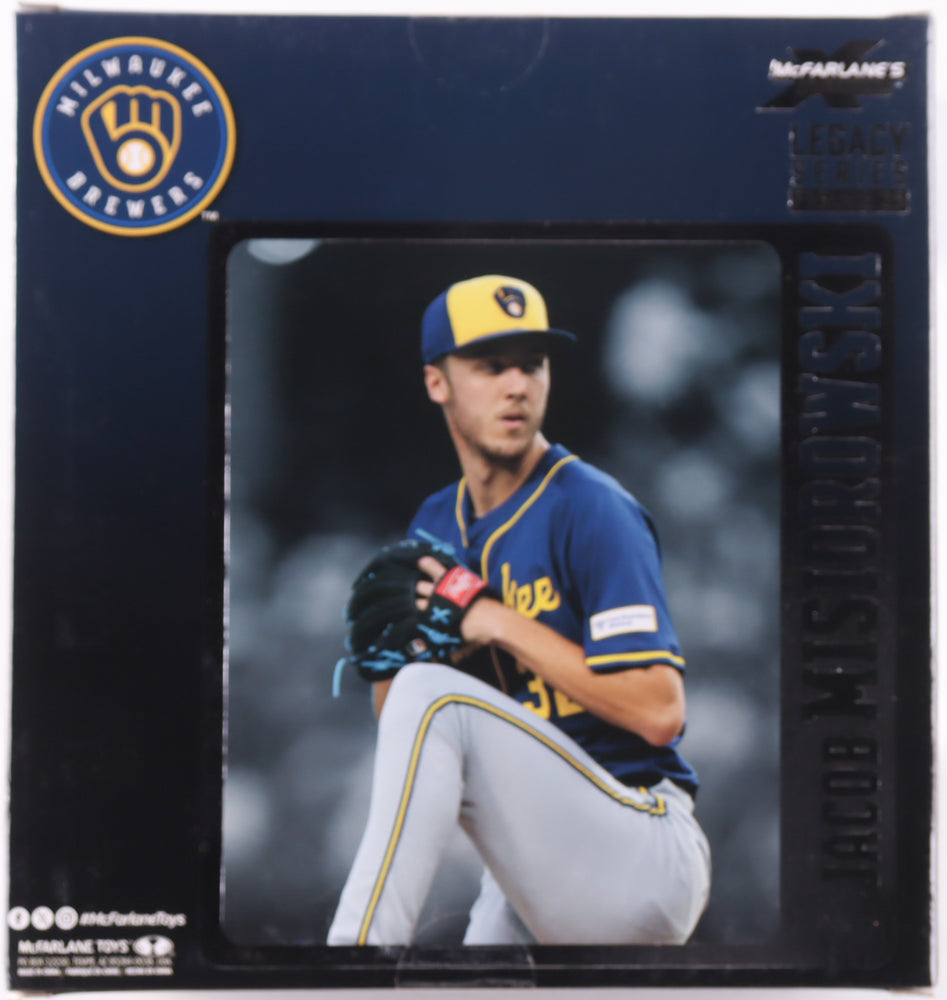 Jacob Misiorowski Signed LE Brewers Figurine With Original Packaging Inscribed "The Miz" (Prova)
