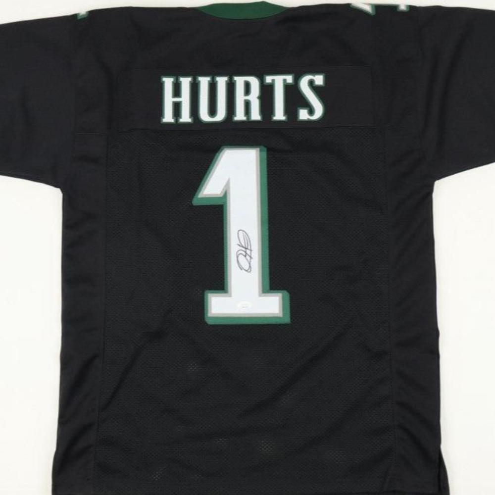 Jalen Hurts Signed Black Jersey (Beckett)