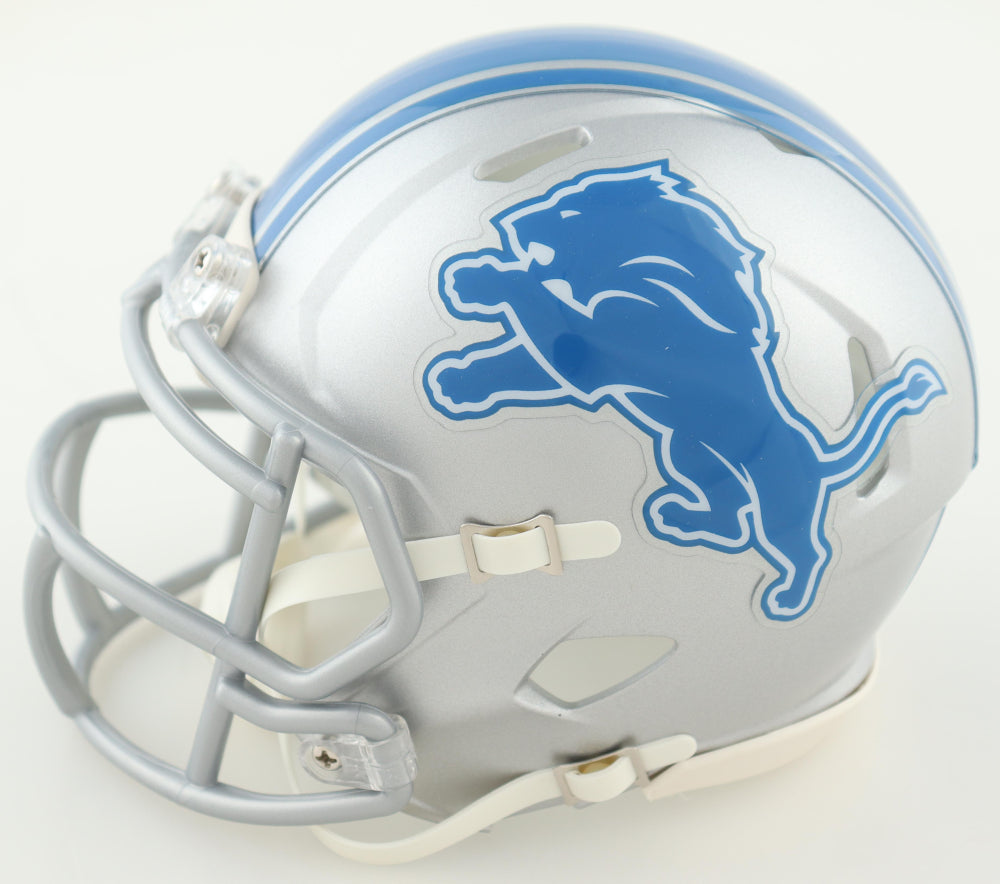 Jameson Williams Signed Lions Speed Mini Helmet (JSA)